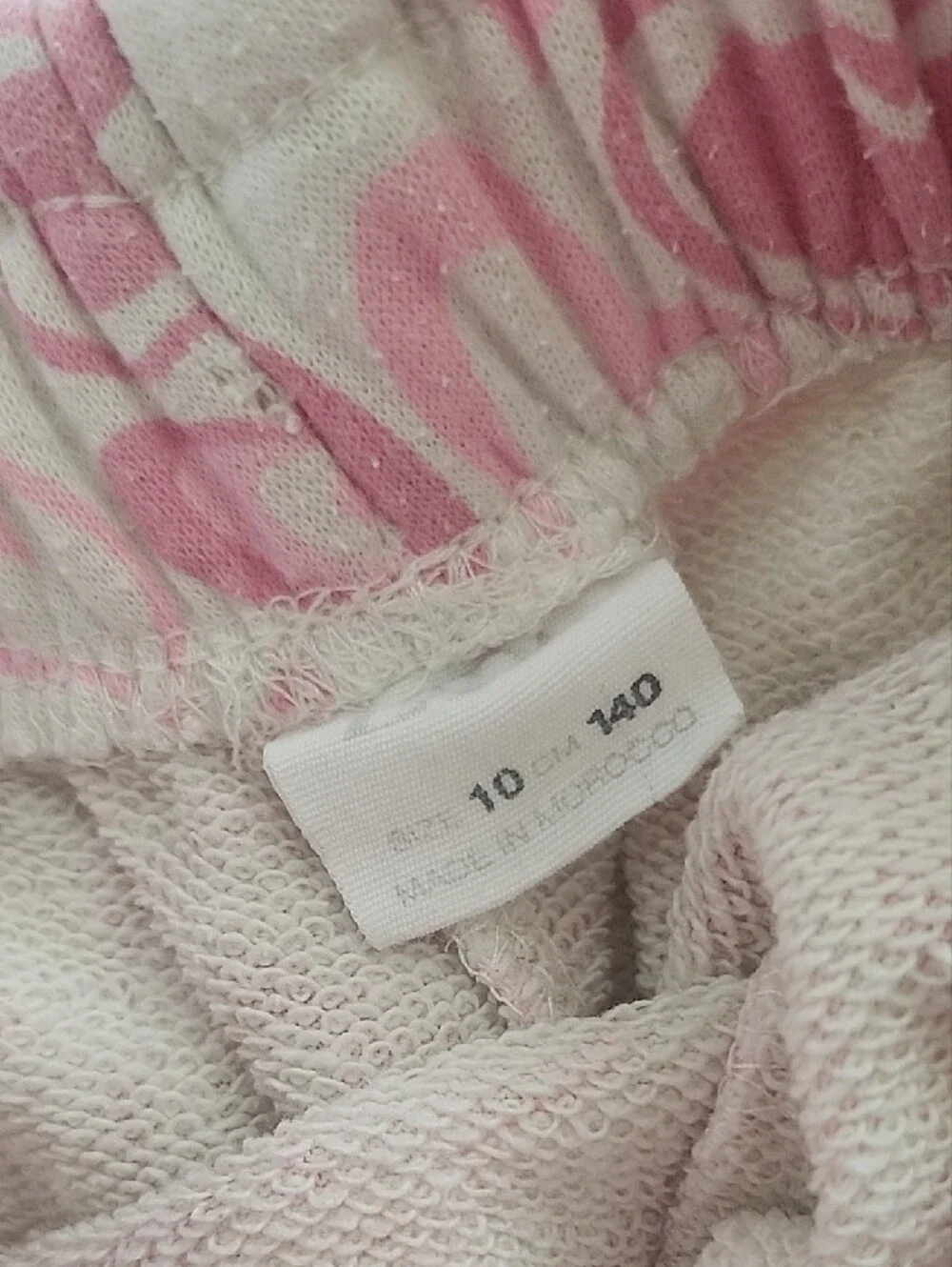 Zara Kids Pink Heart Print Sweatshirt Shorts Set - Soft Short & Top